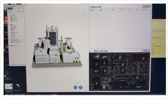 상황실 초기 화면 image
